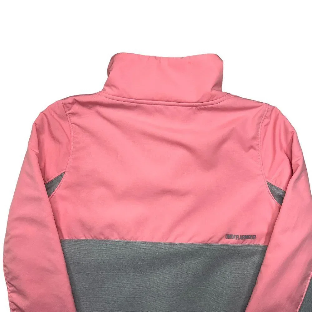 Under Armour‎ Sweater Sweatshirt Girls 1/4 Button Lightweight Pullover Jacket